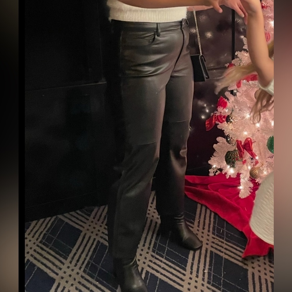 Faux Leather Pants